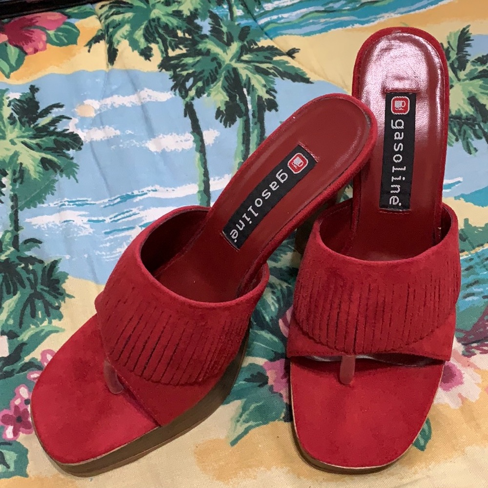 Red High Heels NWOT